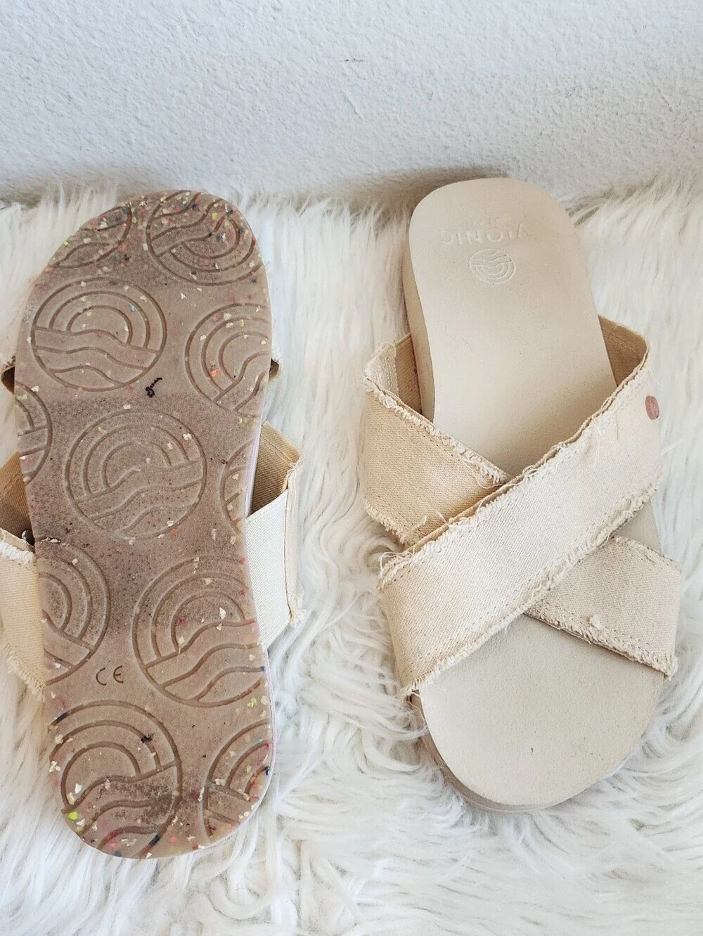 VIONIC PANAMA BEACH SANDAL SEMOLINA SIZE 7 EUC - Picture 4 of 15